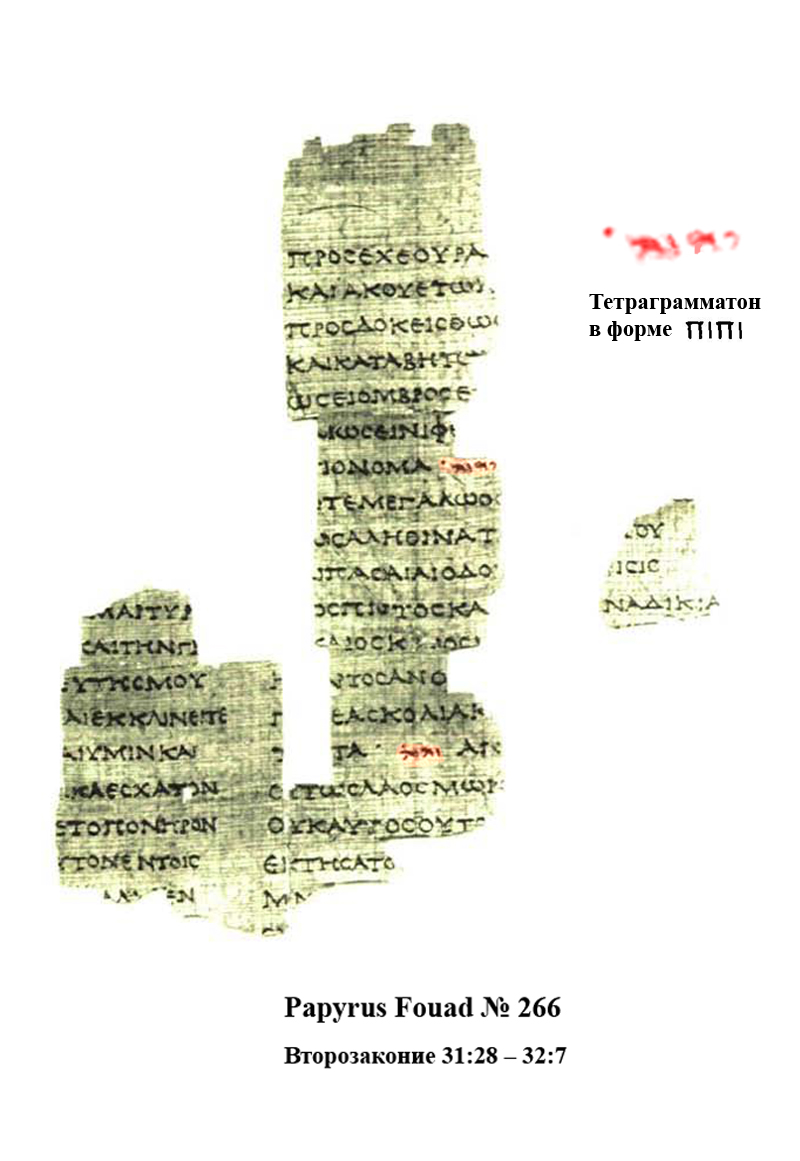 Papyrus Fouad 266